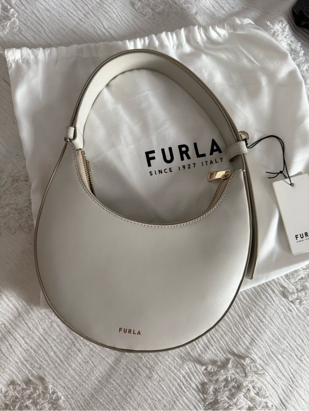 Furla Delizia Mini Bag in Marshmallow